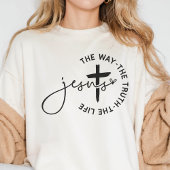 Jezus de weg, de waarheid, het leven Tri-Blend shirt