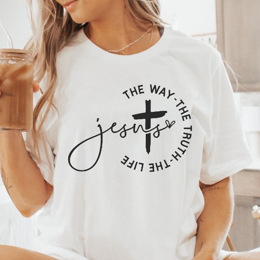 Jezus de weg, de waarheid, het leven Tri-Blend shirt
