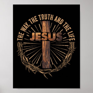 Jezus de weg der waarheid het leven dat Jezus Chri Poster