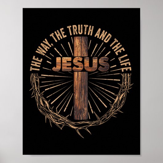Jezus de weg der waarheid het leven dat Jezus Chri Poster (Voorkant)