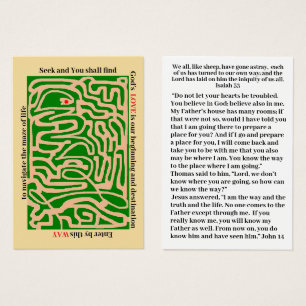 Jezus de Weg Profielkaart Visitekaartje