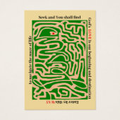 Jezus de Weg Profielkaart Visitekaartje (Voorkant)