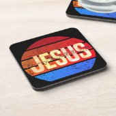 Jezus, de weg van de waarheid en het leven zonsond bier onderzetter (Linkerzijde)