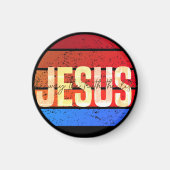 Jezus, de weg van de waarheid en het leven zonsond magneet (Voorkant)