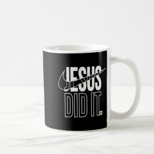Jezus deed het Hij is opgestaan Christelijk Religi Koffiemok