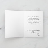 Jezus denkt aan u chronische religieuze ziekte kaart (Binnen)