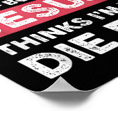 Jezus denkt dat ik sterf voor Christelijke prijsop Poster (Hoek)