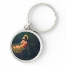 Jezus die bidt in de Hof van Gethsemane