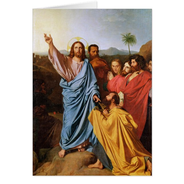 Jezus die de Keys teruggeeft naar St. Peter, 1820 (Voorkant)