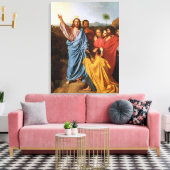 Jezus die de Keys teruggeeft naar St. Peter, 1820 Canvas Afdruk (Insitu (Woonkamer))