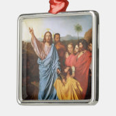 Jezus die de Keys teruggeeft naar St. Peter, 1820 Metalen Ornament (Links)