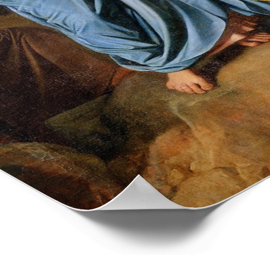 Jezus die de Keys teruggeeft naar St. Peter, 1820 Poster (Hoek)