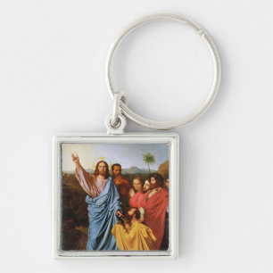 Jezus die de Keys teruggeeft naar St. Peter, 1820 Sleutelhanger