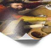 Jezus die de tempel schoonmaakt door Carl Bloch Foto Afdruk (Hoek)