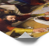 Jezus die de tempel schoonmaakt door Carl Bloch Poster (Hoek)