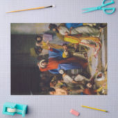 Jezus die de tempel schoonmaakt door Carl Bloch Tissuepapier (Craft)