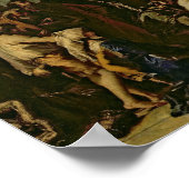 Jezus die de verlamming in de pool geneest poster (Hoek)