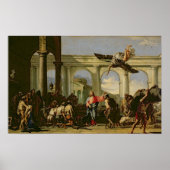 Jezus die de verlamming in de pool geneest poster (Voorkant)