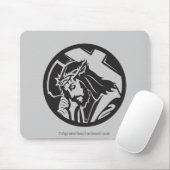 Jezus die het kruis draagt muismat (Met muis)