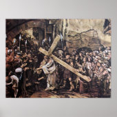 Jezus die het kruis draagt poster (Voorkant)