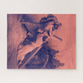 Jezus die onder het kruis valt | Bijbel Legpuzzel (Horizontaal)