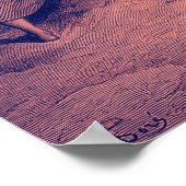 Jezus die onder het kruis valt | Bijbel Poster (Hoek)