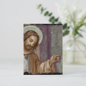 Jezus die op de deur tikt briefkaart (Staand voorkant)