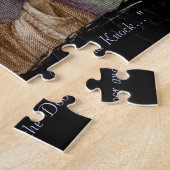 Jezus die op de deur tikt legpuzzel (Zijkant)