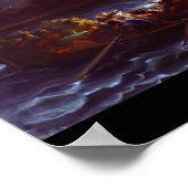 Jezus die op het water loopt, Amedee Varin Poster (Hoek)