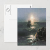 Jezus die op water loopt, Ivan Aivazovsky Painting Briefkaart (Voorkant / Achterkant)
