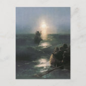 Jezus die op water loopt, Ivan Aivazovsky Painting Briefkaart (Voorkant)