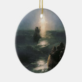 Jezus die op water loopt, Ivan Aivazovsky Painting Keramisch Ornament (Rechts)