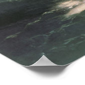 Jezus die op water loopt, Ivan Aivazovsky Painting Poster (Hoek)
