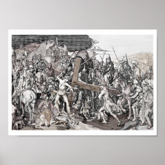 Jezus die zijn kruis draagt 1470 poster (Voorkant)