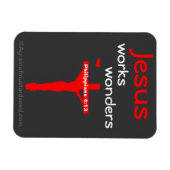 Jezus doet wonderen magneet (Horizontaal)