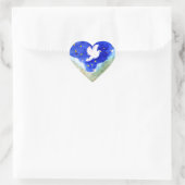 Jezus doop hart sticker (Tas)