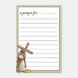 Jezus draagt het Kruis Gebedsruimte Post-it® Notes