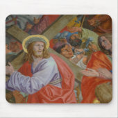 Jezus draagt het kruis muismat (Voorkant)