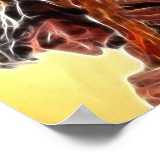 Jezus draagt het kruis poster (Hoek)