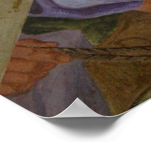 Jezus draagt het kruis poster (Hoek)