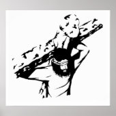 Jezus draagt zijn kruis poster (Voorkant)