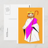 Jezus Drawing Briefkaart (Voorkant / Achterkant)