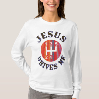 Jezus drijft me Christelijke hoodie van vrouwen T-shirt