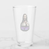 Jezus drink een glas, dat zag ik! glas (Achterkant)