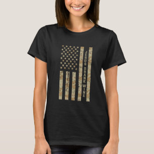 Jezus Dronk Wijn Grappig Drinken Woestijn Camo Ame T-shirt