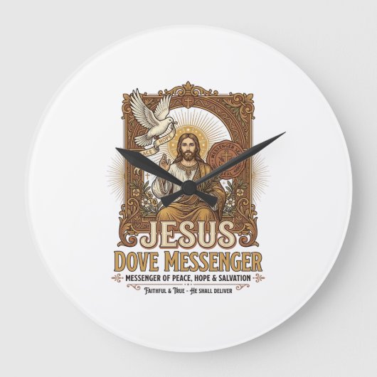 Jezus Duif Boodschapper Jezus Duif Boodschapper Ch Grote Klok (Voorkant)