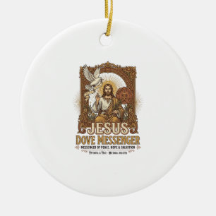 Jezus Duif Boodschapper Jezus Duif Boodschapper Ch Keramisch Ornament
