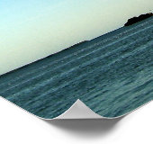 Jezus & Duif in een Rustige Lucht Scene Poster (Hoek)