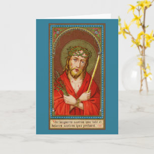 Jezus, Ecce Homo (Zie de Mens) (SAU21) Groet Kaart