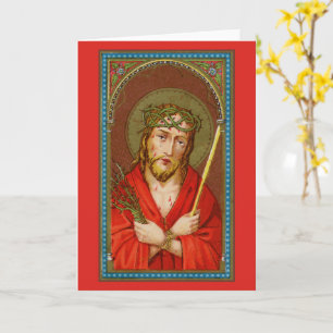 Jezus, Ecce Homo (Zie de Mens) (SAU21) Groet Kaart